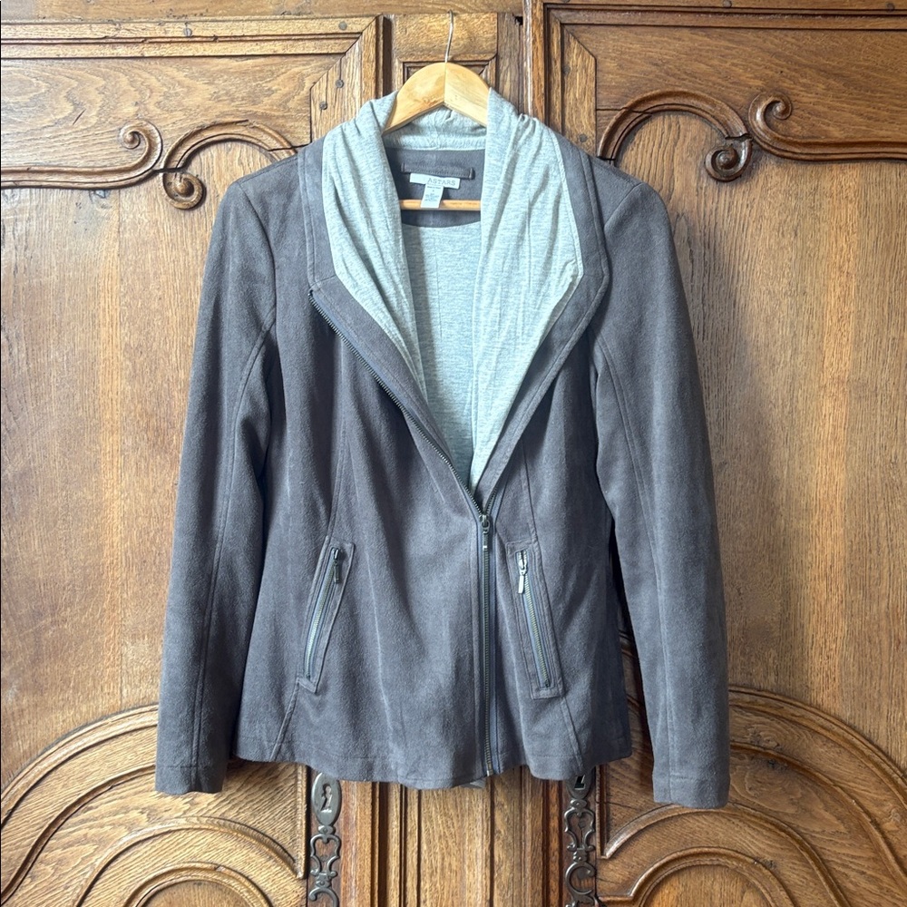 Astars Gray and Light Gray Blazer Jacket
